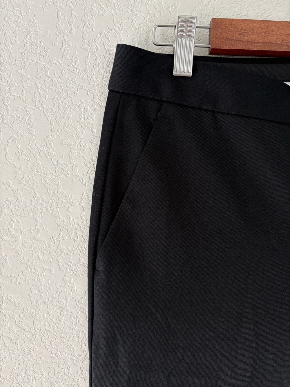 Banana Republic High Rise Slim Ankle Pants Black Bi-Stretch Work Wear Size 10 - Picture 4 of 8